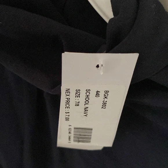 Girl’s Liberty Valor Navy Turltleneck - Picture 2 of 3